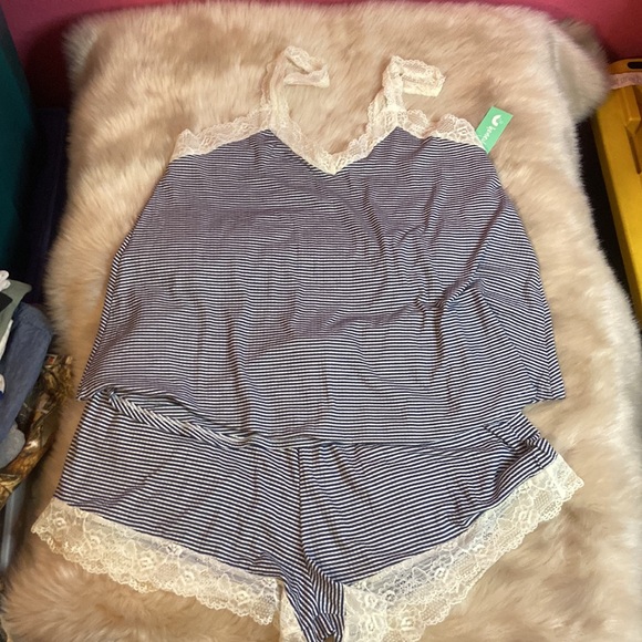 NWT Honeydew Intimates pajama set sz M Starry Sky Stripe - Picture 2 of 9